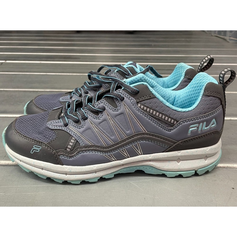 Fila Evergrand TR‎ Trail Sneakers Shoes Womens Size 9 Gray Blue Training Running
